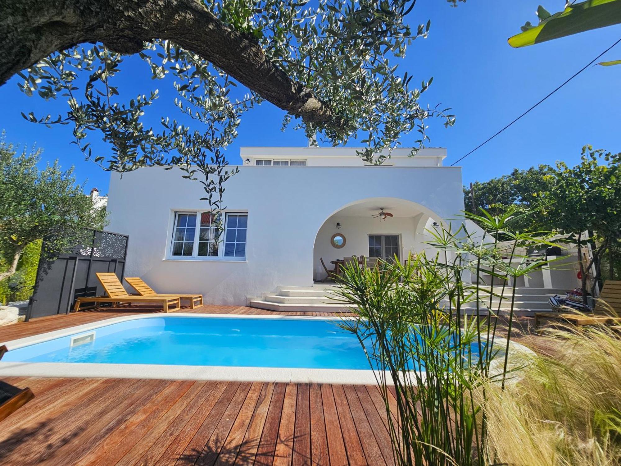 The Three Flowers Pool House Trogir Zewnętrze zdjęcie